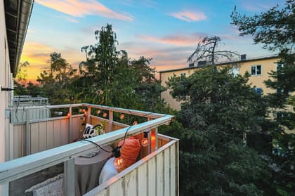 Balkong eller utsiktsbild