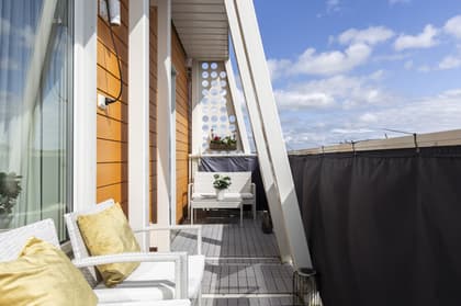 Balkong eller utsiktsbild