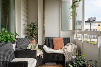 Balkong eller utsiktsbild