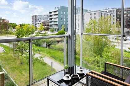 Balkong eller utsiktsbild