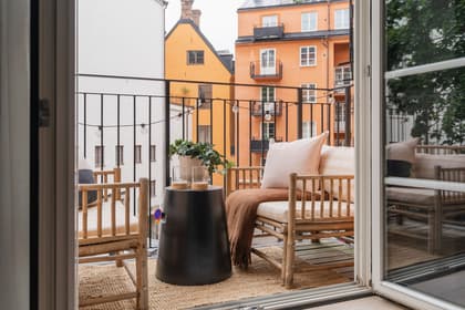 Balkong eller utsiktsbild