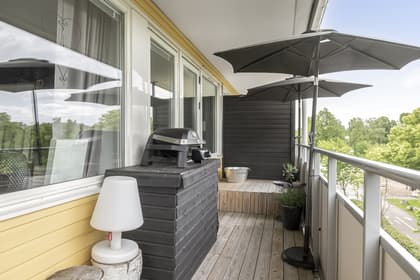 Balkong eller utsiktsbild