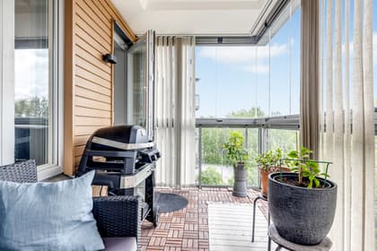 Balkong eller utsiktsbild