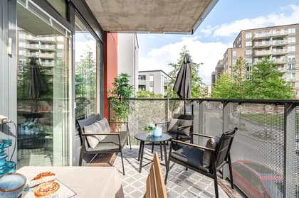 Balkong eller utsiktsbild