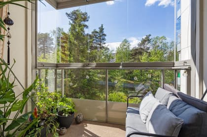 Balkong eller utsiktsbild