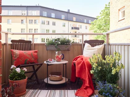 Balkong eller utsiktsbild