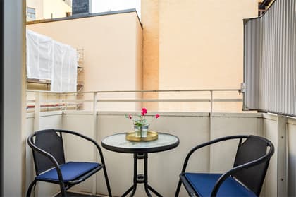 Balkong eller utsiktsbild