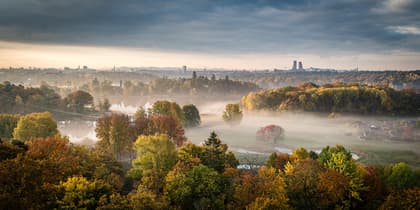 Balkong eller utsiktsbild