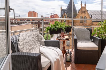 Balkong eller utsiktsbild