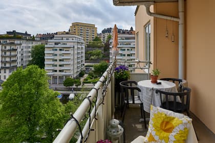 Balkong eller utsiktsbild