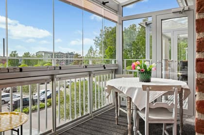 Balkong eller utsiktsbild