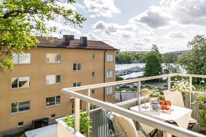 Balkong eller utsiktsbild