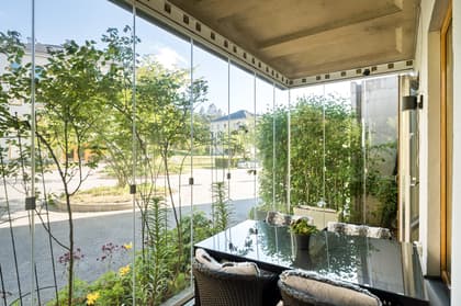 Balkong eller utsiktsbild