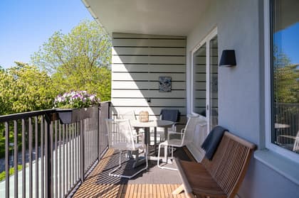 Balkong eller utsiktsbild