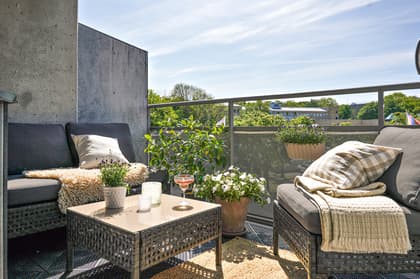 Balkong eller utsiktsbild