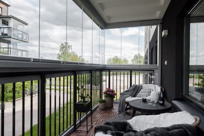 Balkong eller utsiktsbild