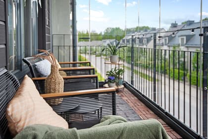 Balkong eller utsiktsbild