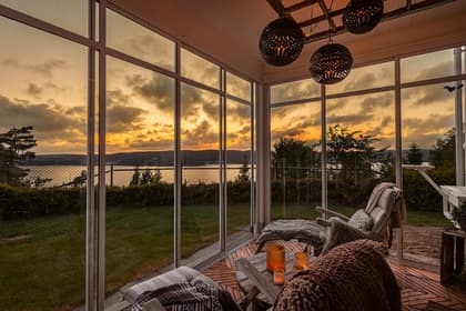 Balkong eller utsiktsbild