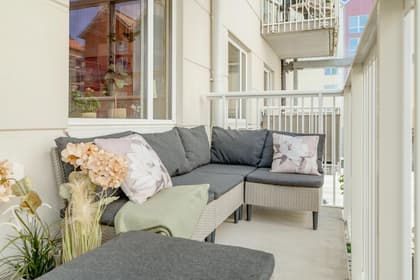 Balkong eller utsiktsbild