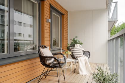 Balkong eller utsiktsbild