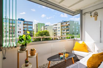 Balkong eller utsiktsbild