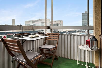 Balkong eller utsiktsbild