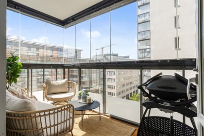 Balkong eller utsiktsbild