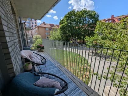 Balkong eller utsiktsbild