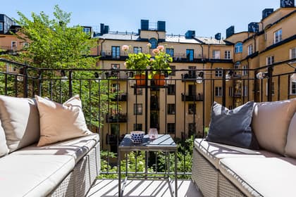 Balkong eller utsiktsbild