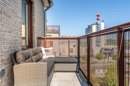 Balkong eller utsiktsbild