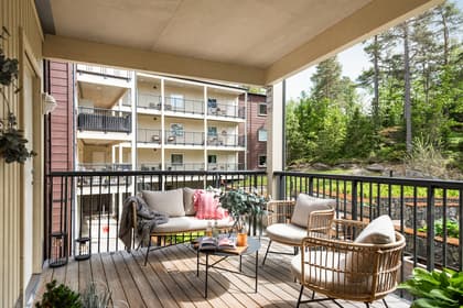 Balkong eller utsiktsbild