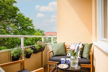 Balkong eller utsiktsbild