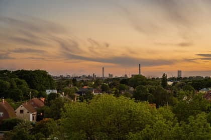 Balkong eller utsiktsbild
