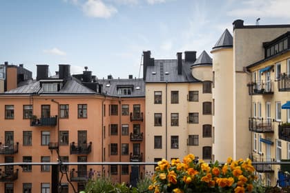 Balkong eller utsiktsbild