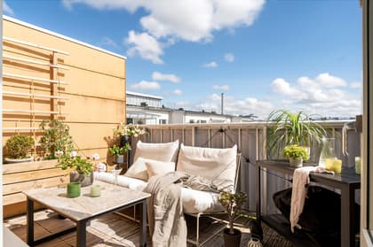 Balkong eller utsiktsbild