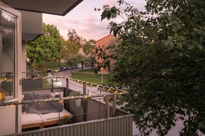 Balkong eller utsiktsbild