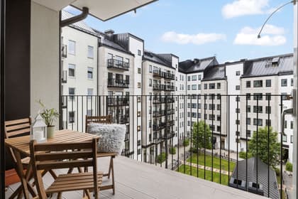 Balkong eller utsiktsbild