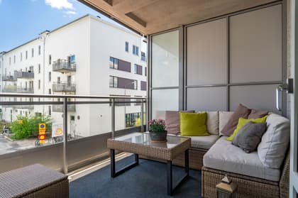 Balkong eller utsiktsbild