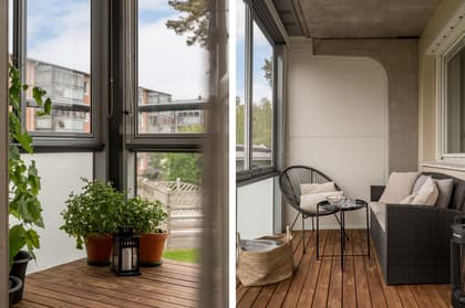 Balkong eller utsiktsbild