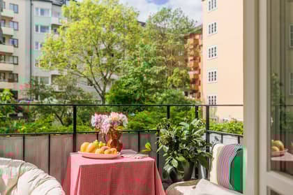 Balkong eller utsiktsbild