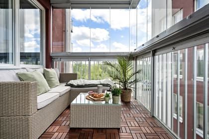 Balkong eller utsiktsbild