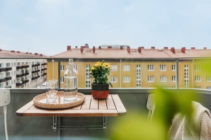 Balkong eller utsiktsbild