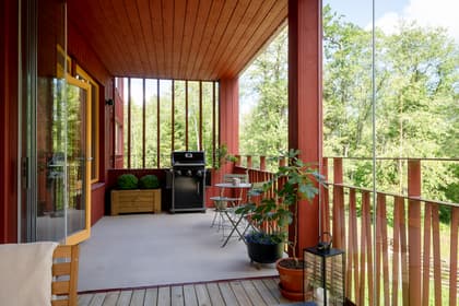 Balkong eller utsiktsbild