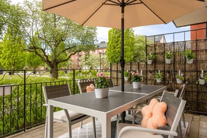 Balkong eller utsiktsbild