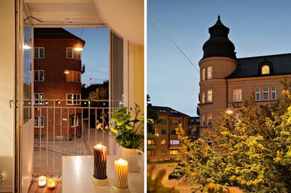 Balkong eller utsiktsbild