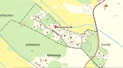 Illustrerad karta över fastigheten eller området