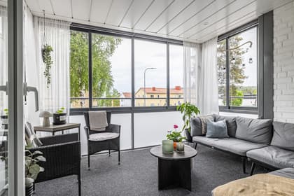 Balkong eller utsiktsbild