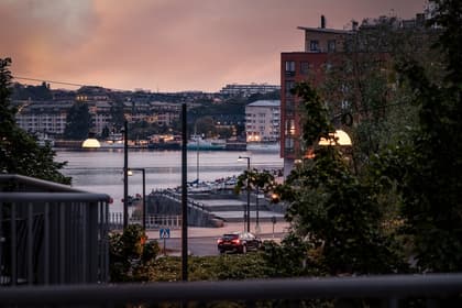 Balkong eller utsiktsbild