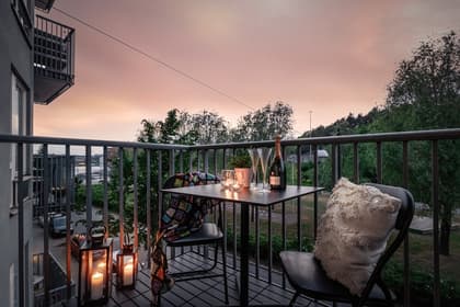 Balkong eller utsiktsbild