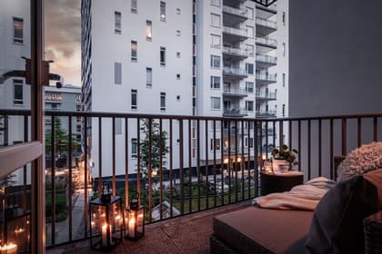 Balkong eller utsiktsbild